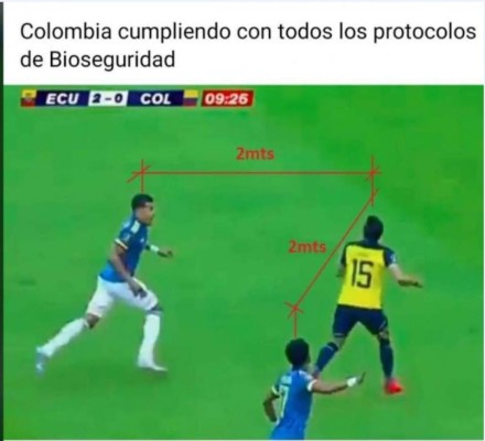Los memes no perdonan a la Colombia de James Rodríguez tras la paliza de Ecuador