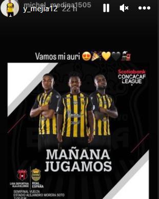 “1% de posibilidad, 99 de fe”, “A darlo todo”, “Vamos mi auri”: Futbolistas del Real España alientan de cara a la semifinal de vuelta ante Alajuelense