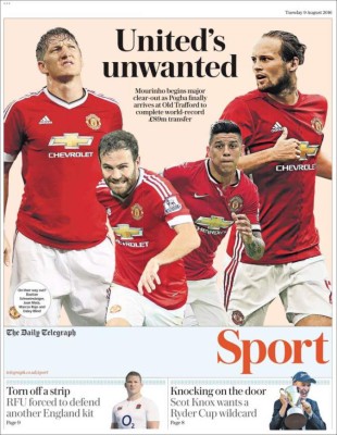 PORTADAS: Lo que el mundo amaneció diciendo este martes 09 de agosto