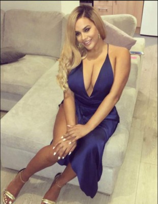Así es Lateysha Grace, la británica que se le rompió el vestido en programa en vivo