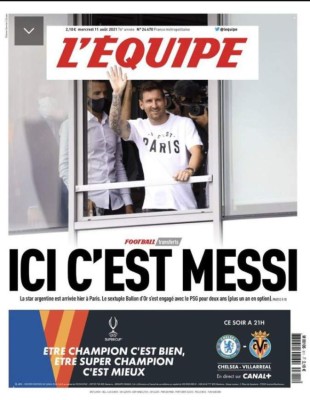 'Messi ficha por el PSG… ¡Y cómo duele!”; las portadas de los medios en el mundo con Leo de protagonista