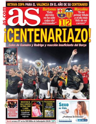 La prensa mundial resalta en sus portadas el nuevo fracaso del Barcelona