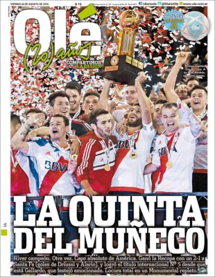 Portadas de los diarios deportivos en el mundo este viernes 26 de agosto