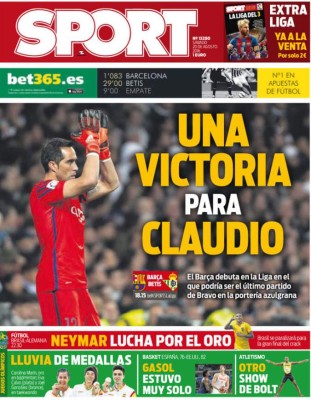 Las principales portadas de periódicos en el mundo de este sábado 20 de agosto