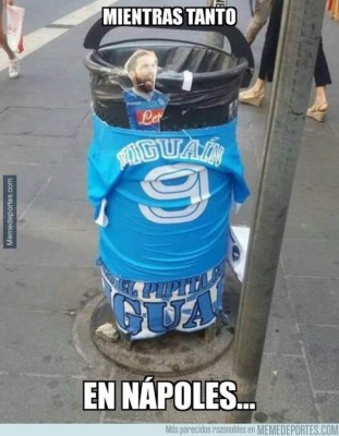 Los mejores memes del día con Gonzalo Higuaín como el gran protagonista