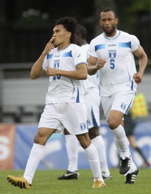 El 11 que utilizó Honduras en el amistoso con Bielorrusia en 2010 previo al Mundial de Sudáfrica