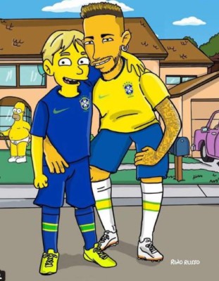 Imperdible: Así se ven Messi, Cristiano Ronaldo y las estrellas del fútbol en los Simpsons