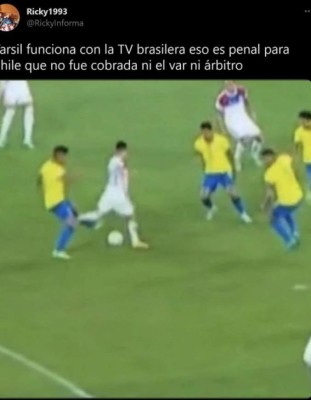 El VAR es el gran protagonista de los memes luego de que Brasil eliminó a Chile de la Copa América