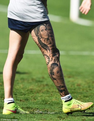FOTOS: Messi y otros jugadores adictos a los tatuajes ¡qué raros!
