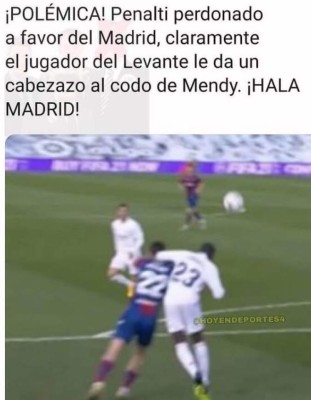 Real Madrid, el VAR y Sergio Ramos son destrozados con memes tras perder ante Levante