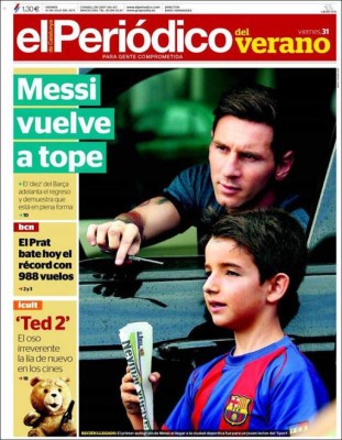 Viernes: Las portadas de los diarios deportivos del planeta