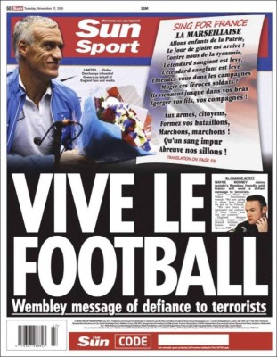 Las mejores portadas de este martes futbolero 17 de noviembre de 2015