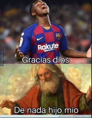 Ansu Fati, Neymar y Vinicius, víctimas favoritas de los memes de la semana&nbsp;&nbsp;