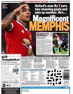 Principales portadas de los diarios deportivos del mundo