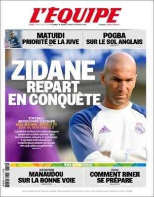 PORTADAS: Lo que el mundo amaneció diciendo este martes 09 de agosto