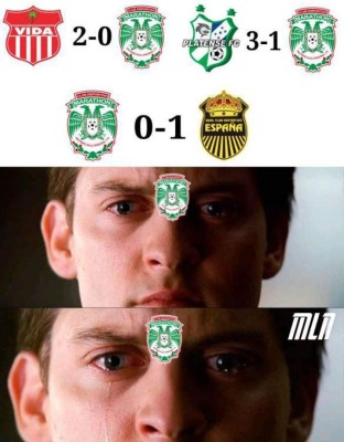 Marathón perdió el Clásico ante Real España y lo memes lo revientan por su mala racha en el Apertura