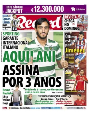 Viernes: Las portadas de los diarios deportivos del planeta