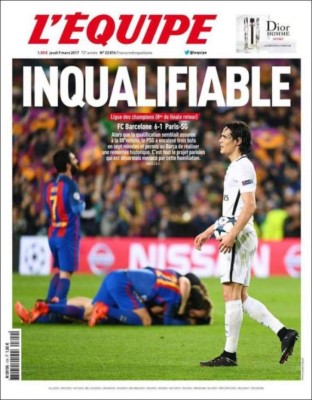 La prensa internacional se rinde a la 'noche mágica' del Barcelona