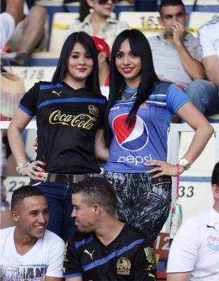¡Ufff! Qué bellezas.. Una hemrosa final entre Olimpia y Motagua .
