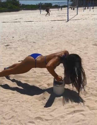 Las explosivas fotos de 'Mache', la bella chica fit hondureña