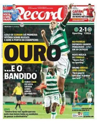 Principales portadas de los diarios deportivos del mundo