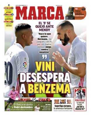 'Benzema fue antiético, cobarde y ridículo': La prensa de Brasil e internacional sobre el ataque a Vinicius &nbsp;&nbsp;