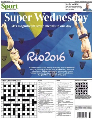 PORTADAS: Argentina llora; Honduras ríe y celebra la clasificación a cuartos de Rio-2016