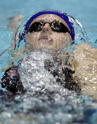 Copa del mundo de natación en Moscú.