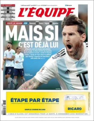 Tremendas portadas: El mundo se rinde ante Messi y a la clasificación de Argentina a octavos del Mundial