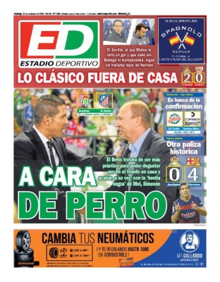 Las mejores portadas de este domingo 22 de noviembre de 2015