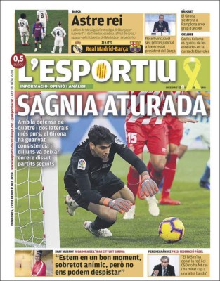 Lionel Messi se roba las portadas del clásico Real Madrid vs Barcelona en Copa del Rey&nbsp;&nbsp;