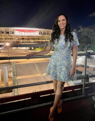 Ana Jurka, la presentadora hondureña que deslumbra en los Juegos Olímpicos de Tokio 2021