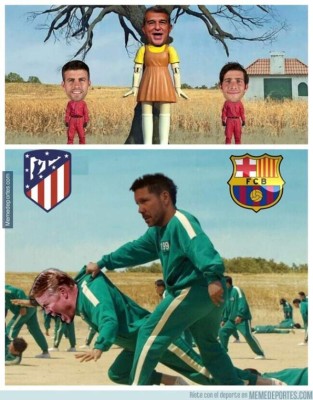 Atlético derrotó al Barcelona y los memes hacen pedazos a Koeman, Laporta y Luis Suárez