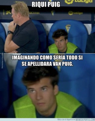 Otro tropiezo del Barcelona, ahora ante el Cádiz, y los memes despedazan a Koeman
