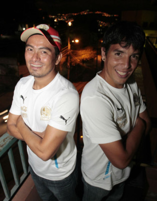 Tilguath y Rosano jugadores de Olimpia en DIEZ