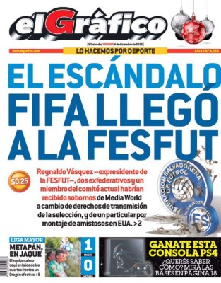 Las portadas deportivas internacionales de este viernes 4 de diciembre