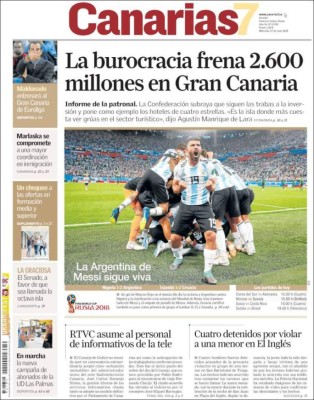 Tremendas portadas: El mundo se rinde ante Messi y a la clasificación de Argentina a octavos del Mundial