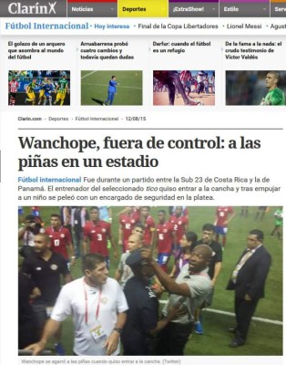 Escándalo de Paulo Wanchope le da la vuelta al mundo