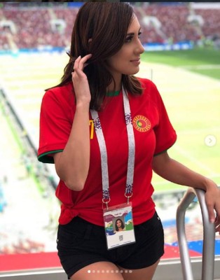 La sexy hondureña que fue hasta Rusia a ver su 'amor', Cristiano Ronaldo