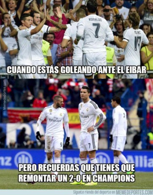 MEMES: Tras goleada del Real Madrid, le recuerdan que deben remontar ante Wolfsburgo