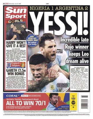 Tremendas portadas: El mundo se rinde ante Messi y a la clasificación de Argentina a octavos del Mundial