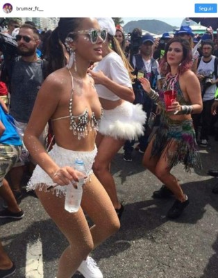 El sensual y atrevido vestido de Bruna Marquezine en el carnaval Brasil