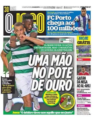 Principales portadas de los diarios deportivos del mundo