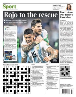 Tremendas portadas: El mundo se rinde ante Messi y a la clasificación de Argentina a octavos del Mundial