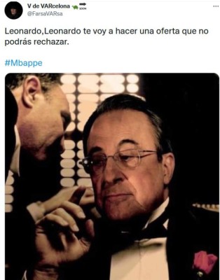 Inminente fichaje de Mbappé por el Real Madrid y los memes atacan al PSG y a Florentino Pérez