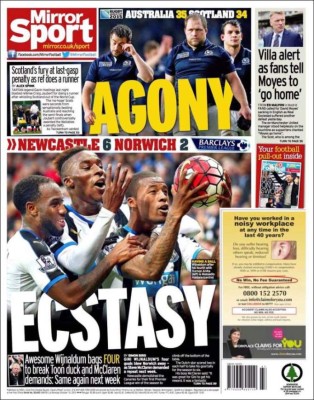 Las portadas deportivas en el mundo de este lunes 19 de octubre