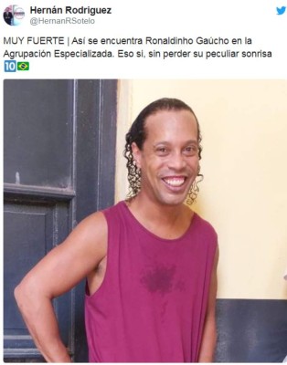 Caso Ronaldinho: Primera imagen en el 'Cuadrilátero', una prisión para policías y políticos corruptos&nbsp;&nbsp;