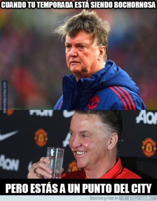 Los mejores memes de la victoria del Manchester United ante el City