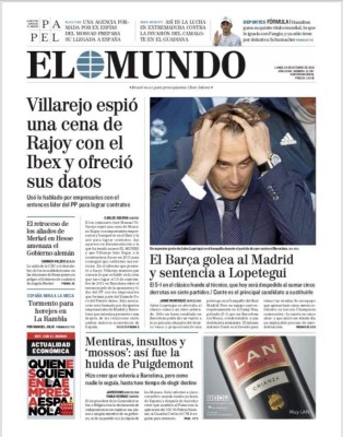 Portadas: La prensa 'atiza' al Real Madrid de Julen Lopetegui tras el clásico