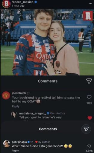 Caos en Portugal por Cristiano: Joao Neves, una foto fake y Georgina responde